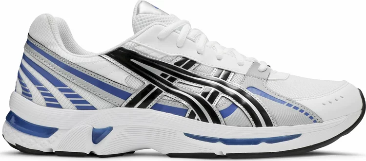 حذاء رياضي Asics Gel Kyrios 'white blue' باللون الأبيض