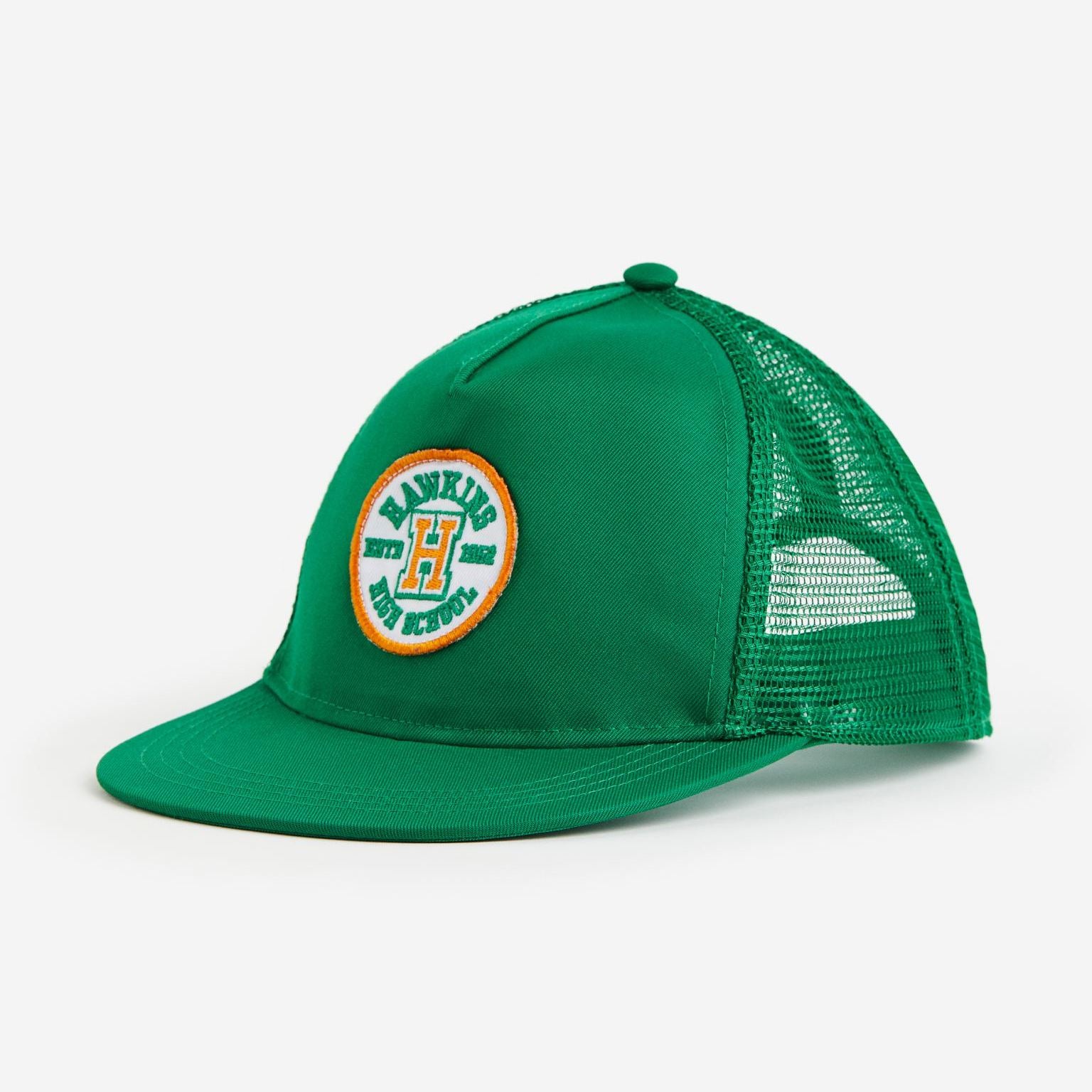 H&M Stranger Things Motif-detail baseball cap, green