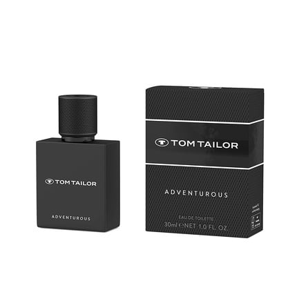 Tom Tailor Adventurous for Him Ed  T 30 ml - a woody and exciting masculine scent with bergamot lavender and vanilla - casual and unique