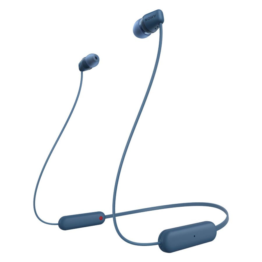 Sony WI-C100 Wireless In-Ear Headphones, Blue