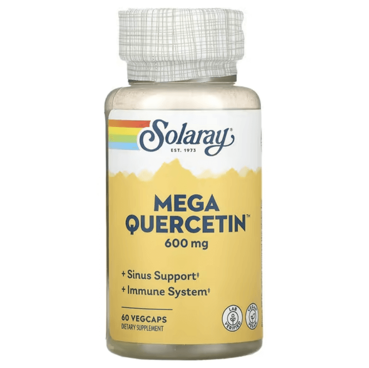 Mega Quercetin Mega Quercetin, 600 mg, 60 vegetable capsules, Solaray