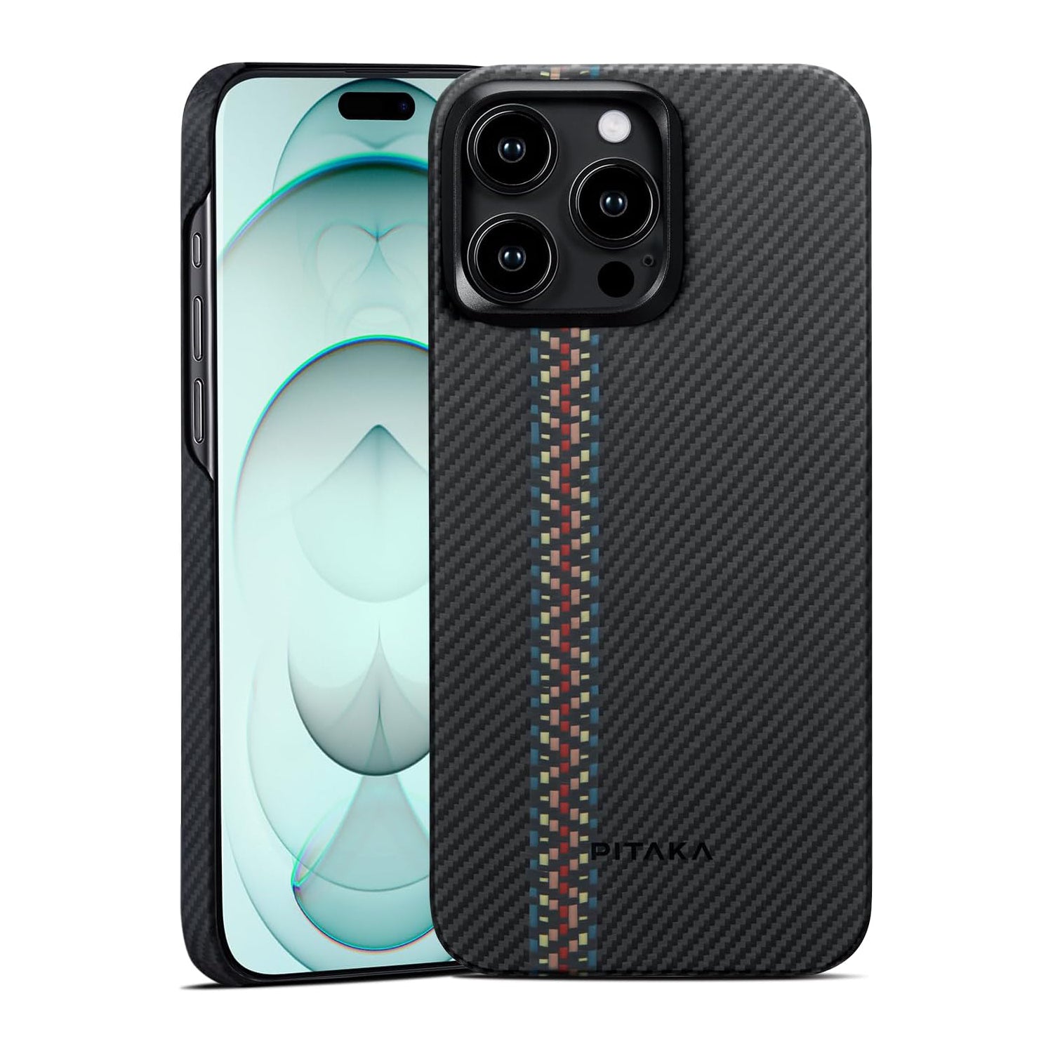 Pitaka MagEz Case 4 for iPhone 15 Pro, Rhapsody