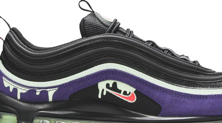 Nike Air Max 97 'Halloween Slime' Sneakers, Black