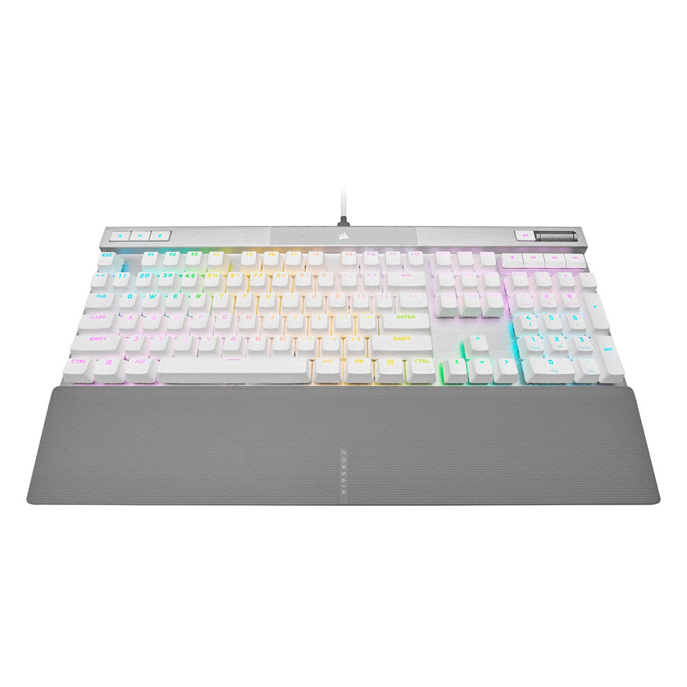 Gaming keyboard Corsair K70 RGB Pro, wired, mechanical, CORSAIR OPX English layout, white