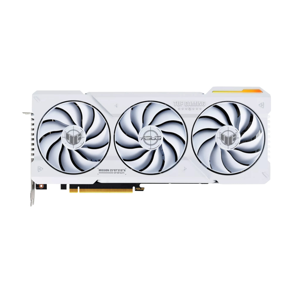 Video card ASUS TUF Gaming OC White Edition GeForce RTX 4070 Ti SUPER, 16 GB, white