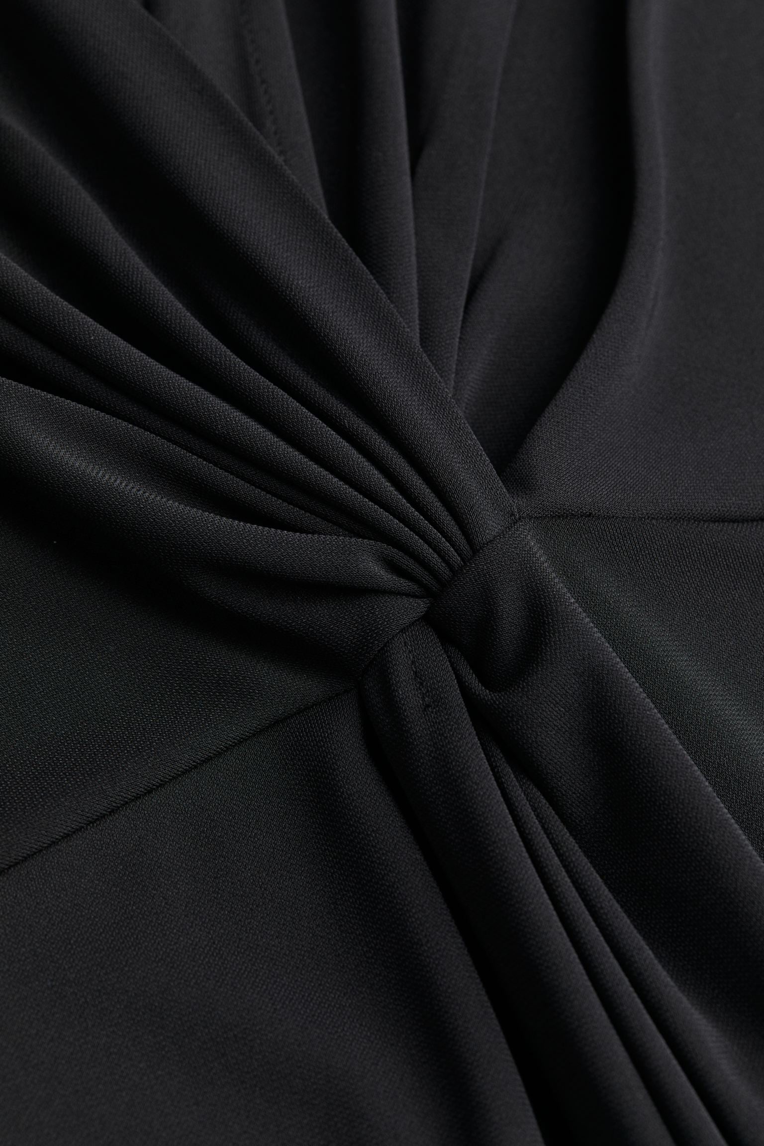 H&M Twist-detail dress, black