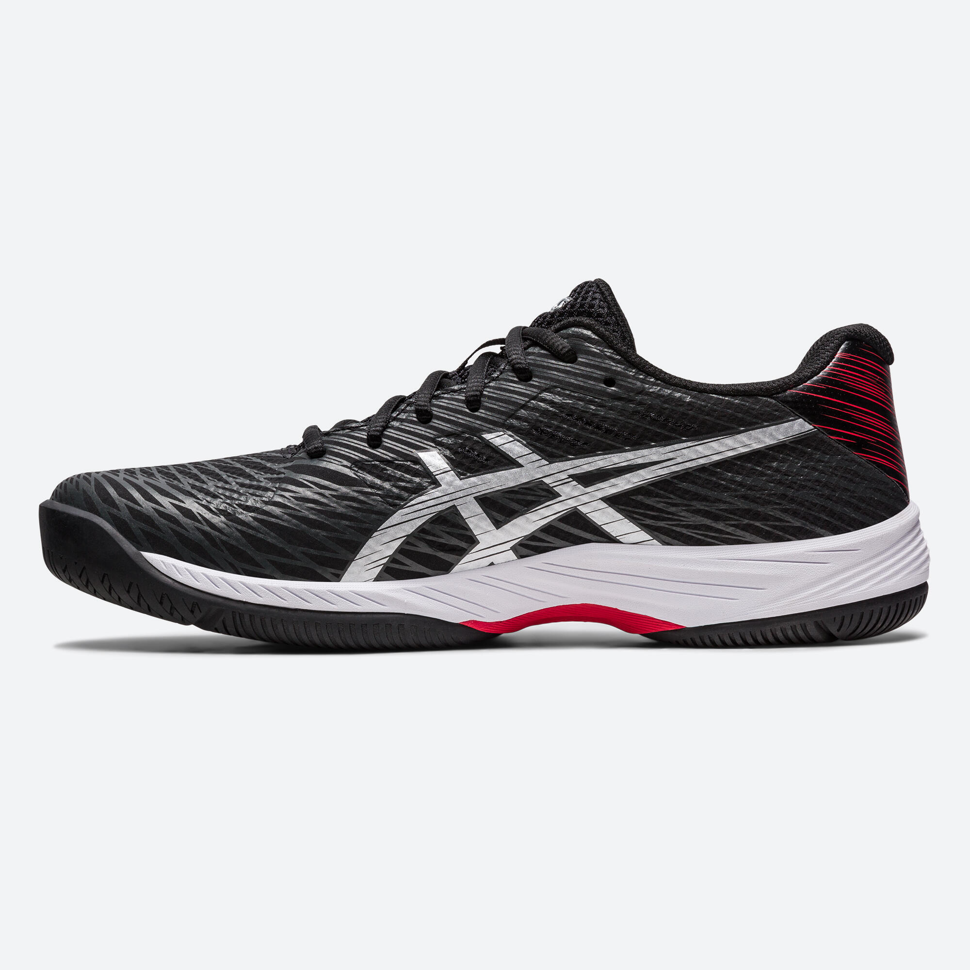 Men's Tennis Shoes Multicourt - Asics Gel Game 8 Black/White/Red