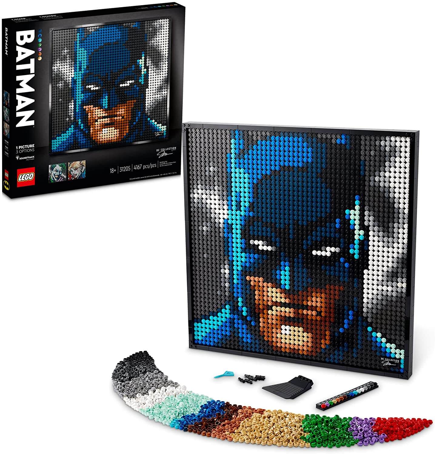 LEGO Art Batman from the Jim Lee Collection 31205, 4167 pieces