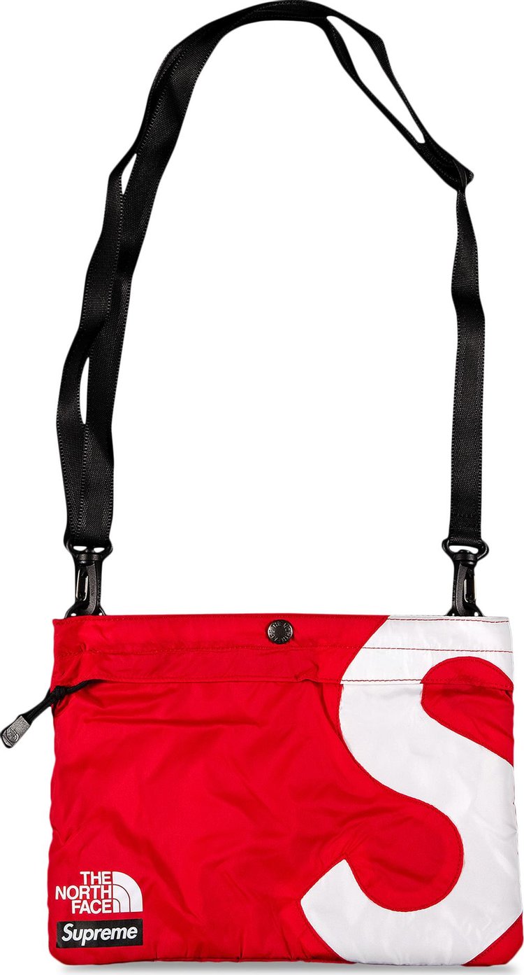 Supreme x The North Face S Logo Shoulder Bag Red