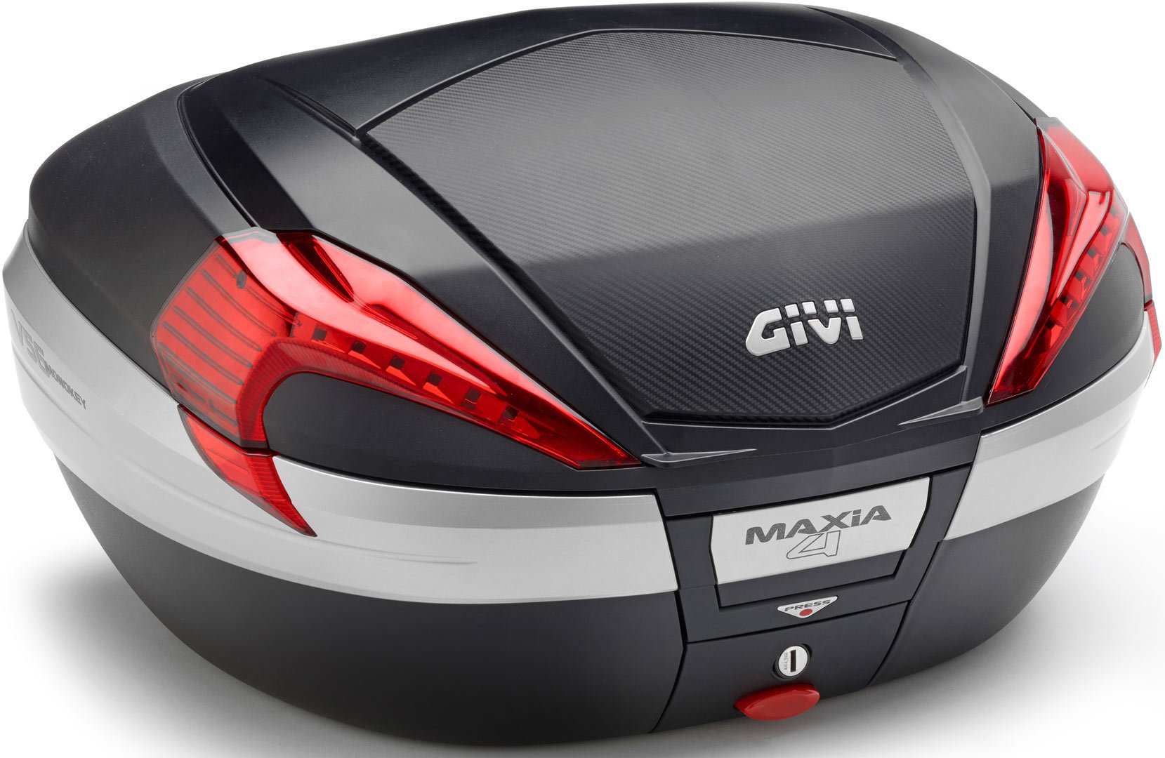 GIVI Monokey V56 Maxia 4 Topcase, black/red