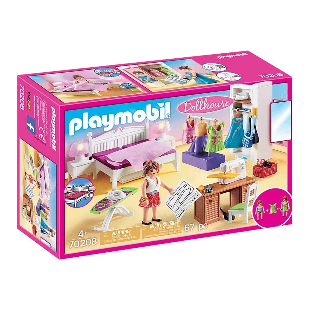 Designer Playmobil 70208 Bedroom with a corner for sewing