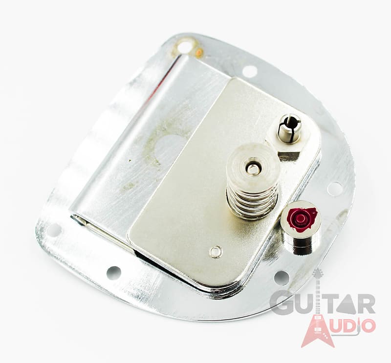 Genuine Fender Jaguar/Jazzmaster USA Vintage '62 Tailpiece Tremolo - Chrome 005-4466-049