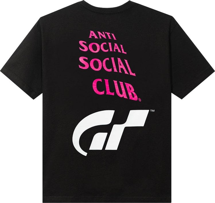 Anti Social Social Club x Gran Turismo GT500 Tee 'Black', black