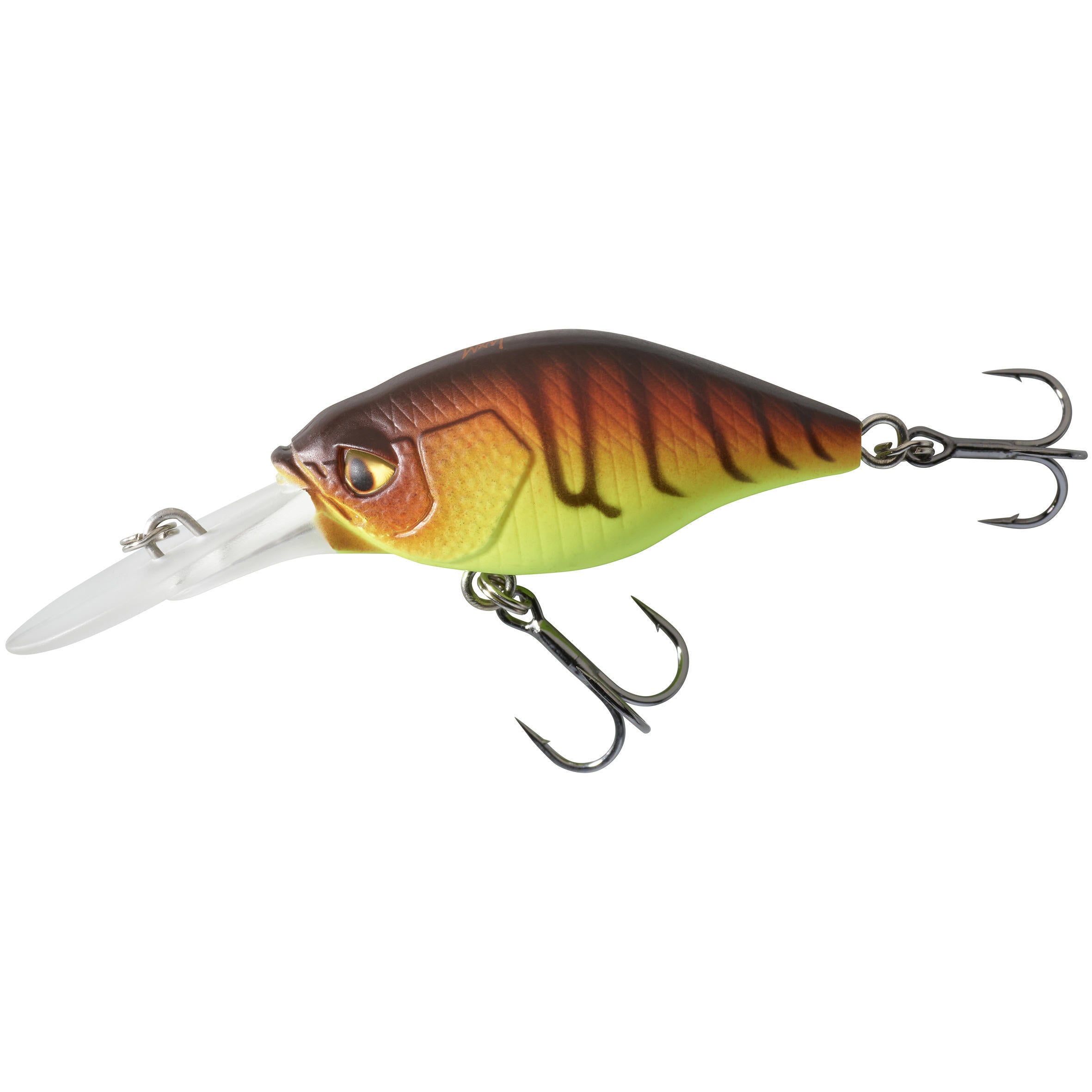 Wobbler Crankbait Deep Diving WXM CRKDD 40 F Orange Tiger CAPERLAN neon blood orange/neon yellow