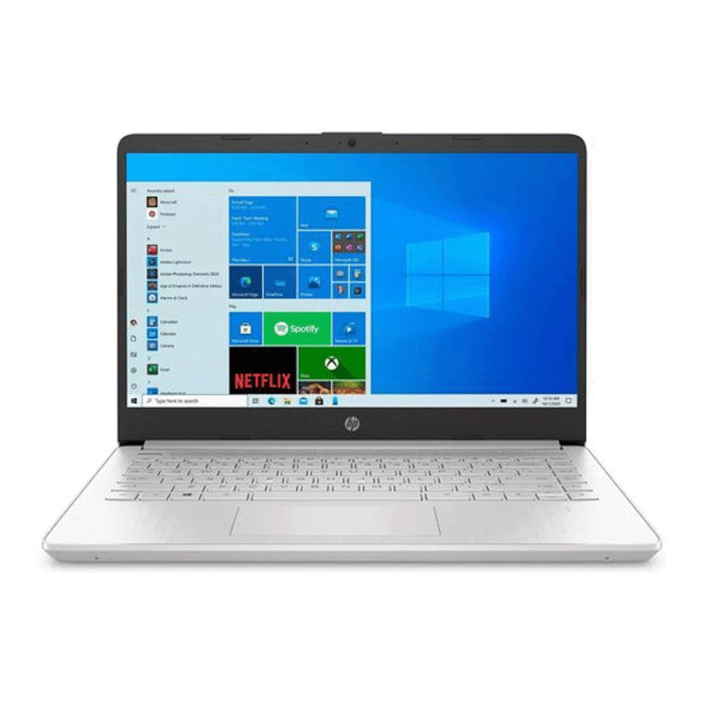 لابتوب HP 14-dq2031tg 14" FullHD 4GB/128GB، فضي، لوحة مفاتيح إنجليزية