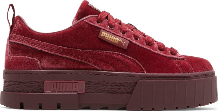 Sneakers Puma Wmns Mayze Velvet - Tibetan Red, red