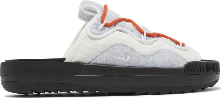 صندل Nike Offline 2.0 Mule 'Summit White Team Orange' باللون الأبيض