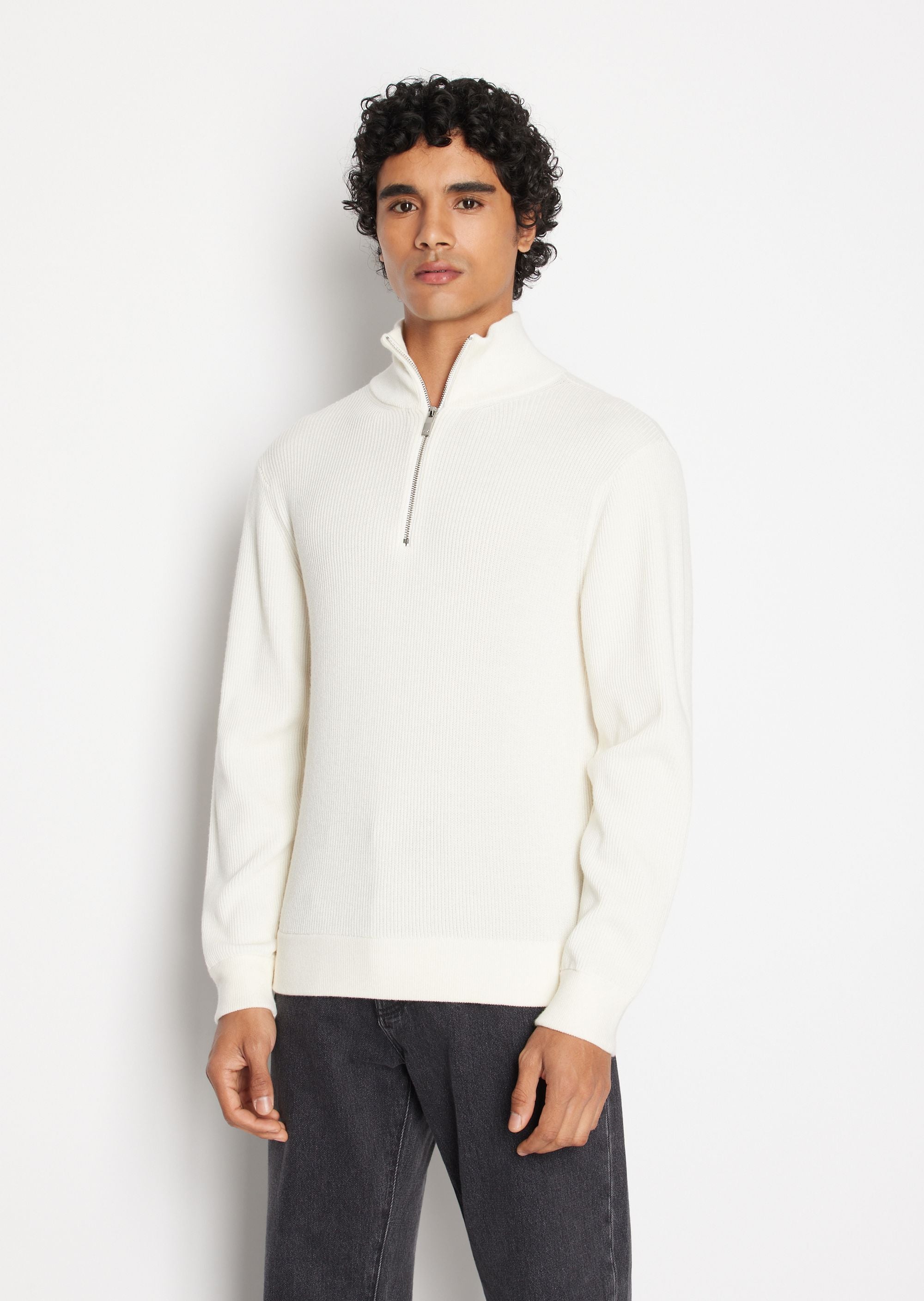 Armani Exchange sweater, white