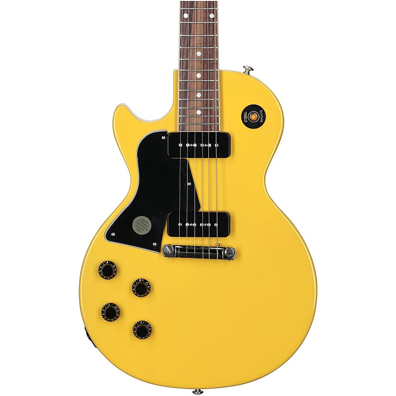 Gibson Les Paul Special Electric Guitar, Left-Handed (with Case), TV Yellow Les Paul Special Left-Handed