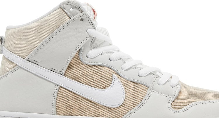 حذاء Nike Dunk High Pro ISO SB 'Unbleached Pack - Natural'، كريمي