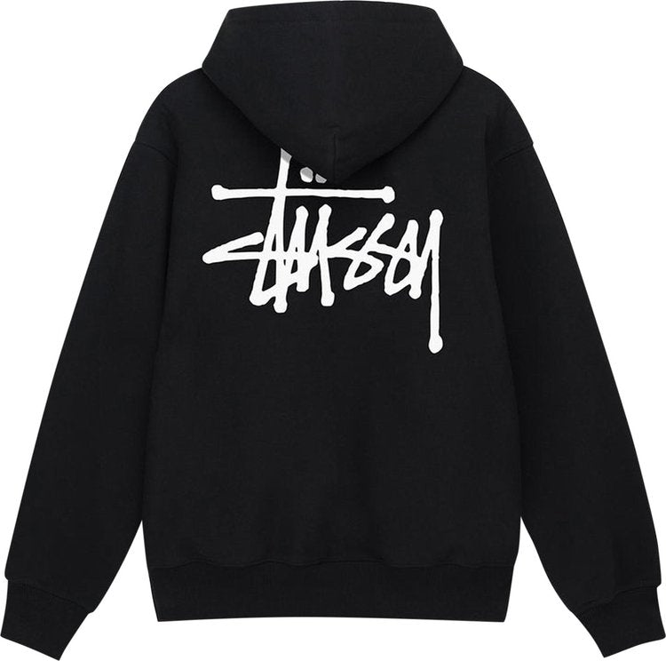 Stussy Basic Hoodie 'Black', black