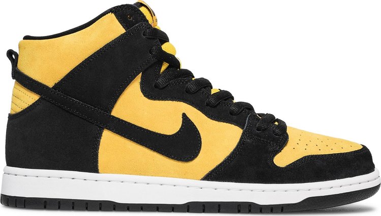 حذاء Nike Dunk High Pro SB "Reverse Goldenrod" باللون الأسود