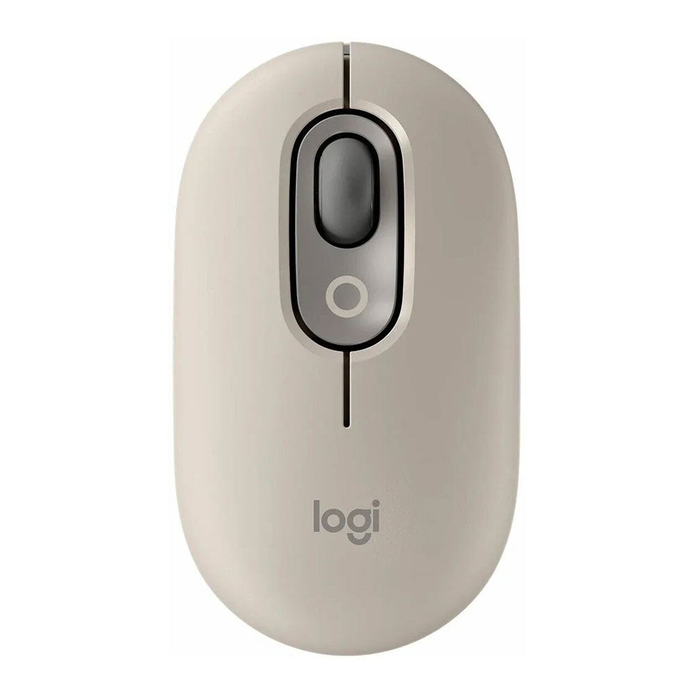 Logitech POP Wireless Mouse, Beige-Gray