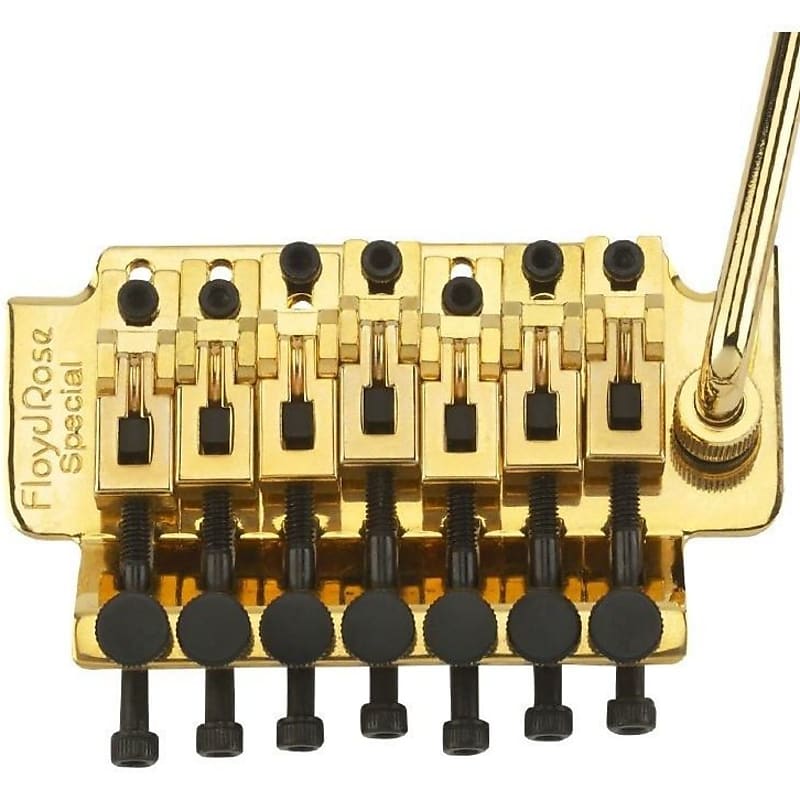 Floyd Rose FRTSSS3000 Special 7-String Tremolo System with Lock Nut, Gold