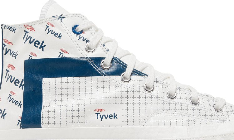 Sneakers Converse DuPont Tyvek x Chuck 70 High White Princess Blue, white