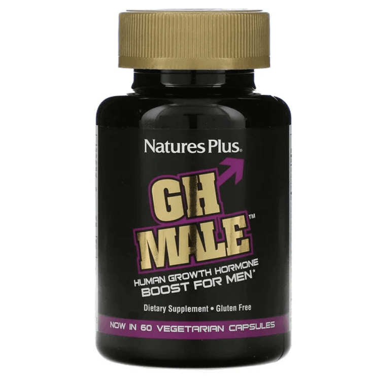 Human Growth Hormone for Men, GH Male, 60 Vegetarian Capsules, NaturesPlus