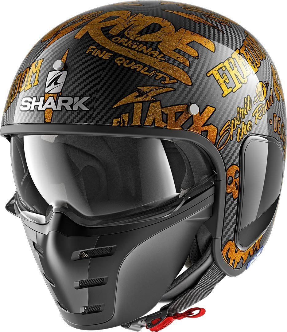 Shark-S-Drak Freestyle Cup Helmet with Logo, Orange