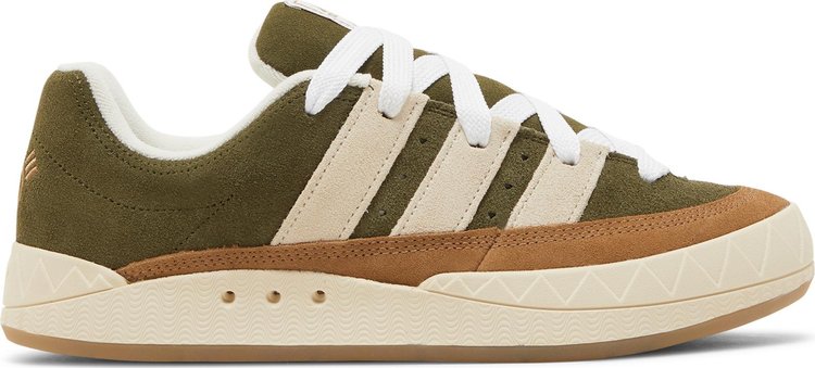 Adidas Human Made x Adimatic 'Dust Green Cream White' sneakers, green