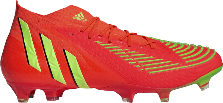 حذاء Adidas Predator Edge.1 FG 'Game Data Pack' باللون الأحمر