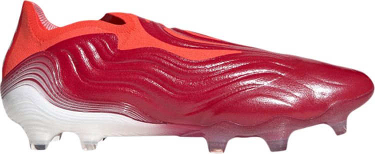 حذاء Adidas Copa Sense+ FG 'Solar Red' باللون الأحمر