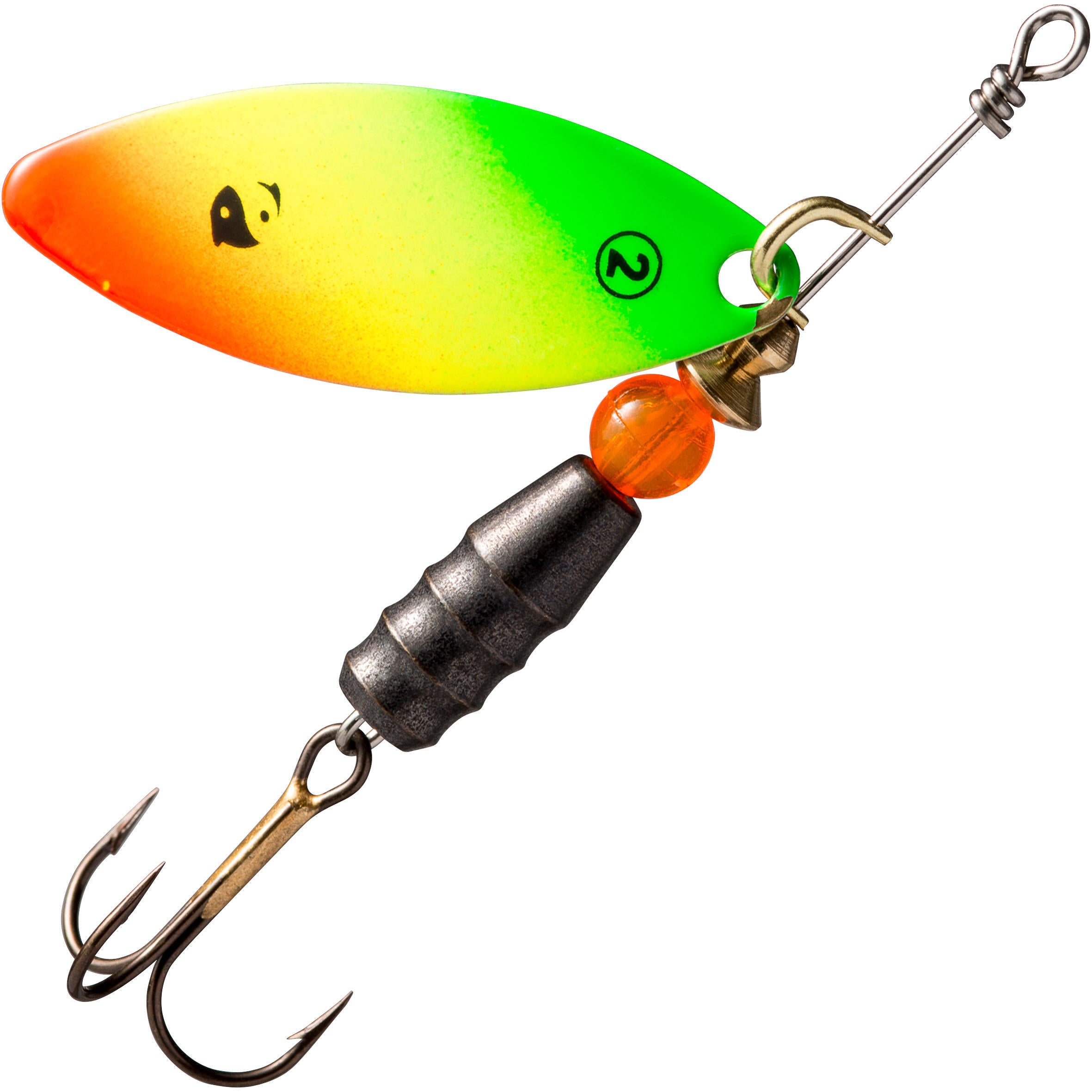 Spinner Taro Predator Fishing Gr. 2 Rasta CAPERLAN, green/red/yellow