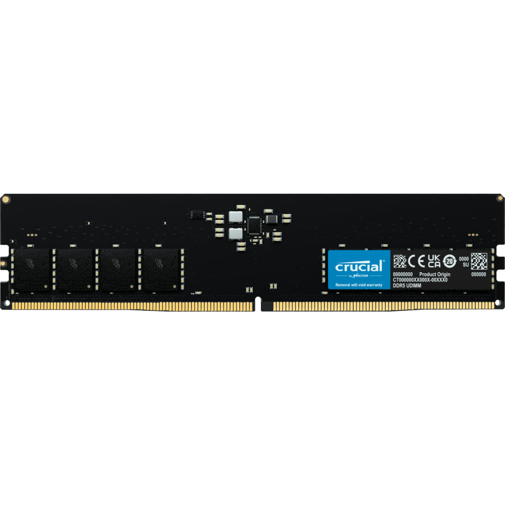 Crucial 32GB 4800MHz DDR5 Memory Module CT32G48C40U5 Black