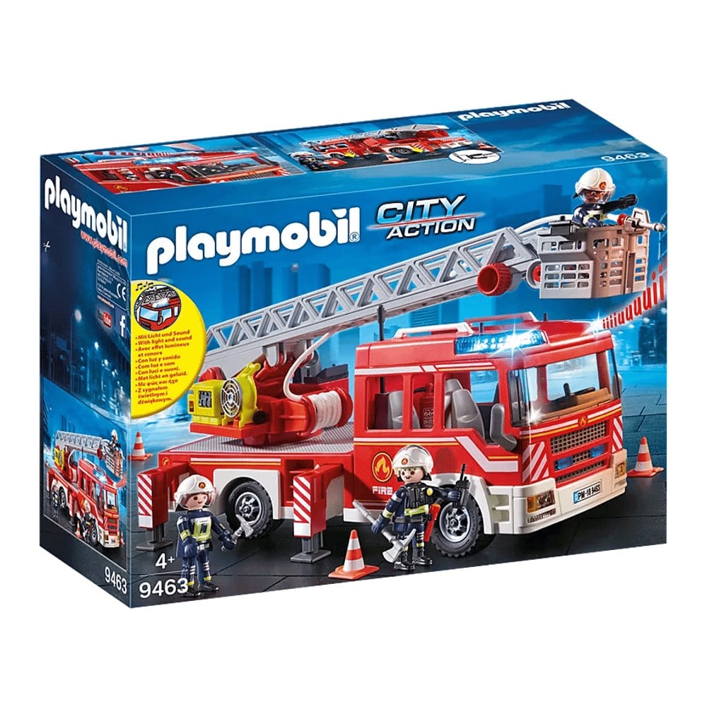 Construction set Playmobil 9463 Fire truck with ladder