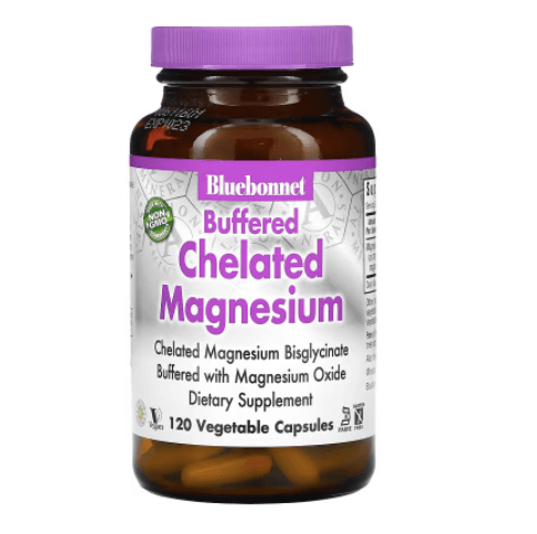 Buffer Chelated Magnesium 120 Capsules Bluebonnet Nutrition