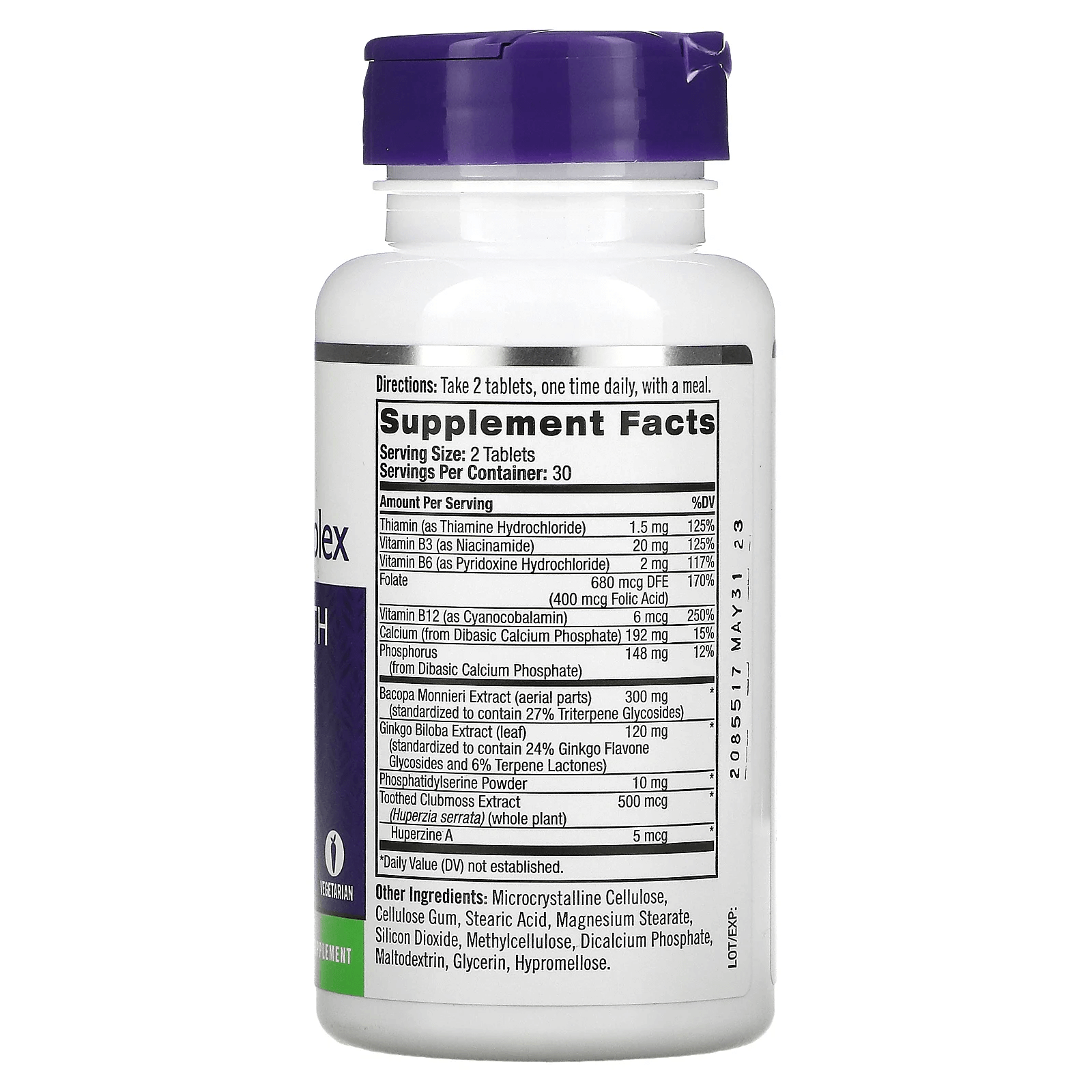 Memory Complex, Brain Health, 60 Tablets, Natrol