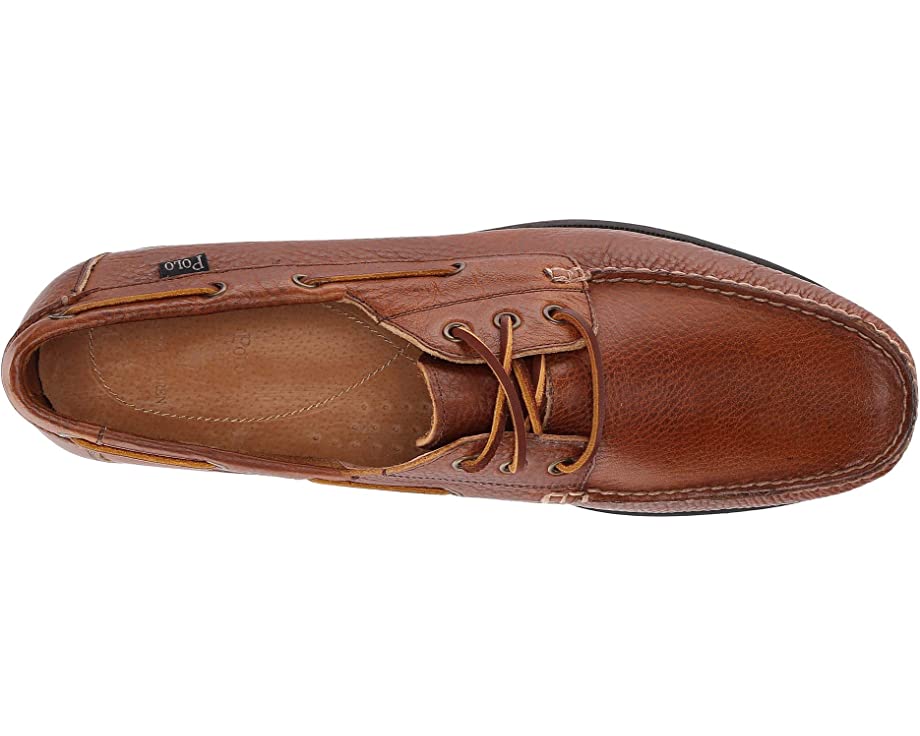 حذاء Bienne Boat Shoe Polo Ralph Lauren باللون البني