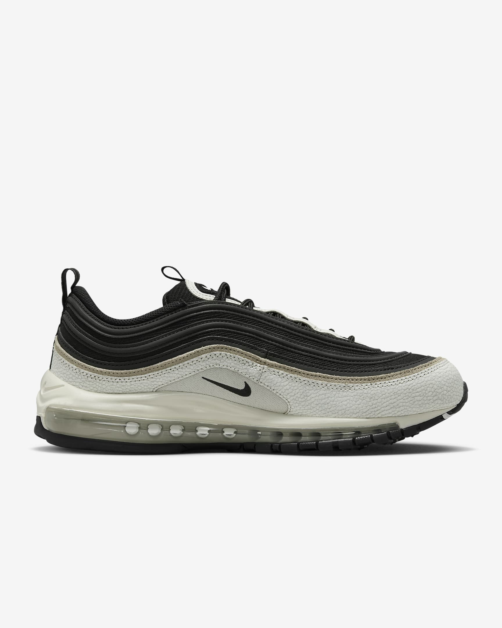 حذاء رياضي Nike Air Max 97 SE، أسود/رمادي