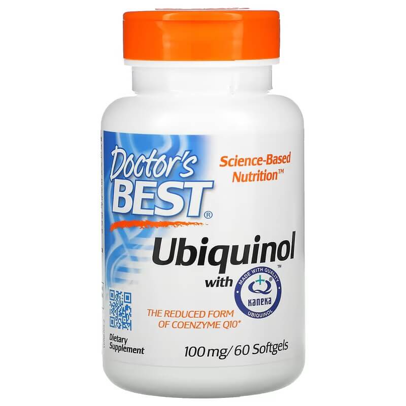 Ubiquinol Doctor's Best with Kaneka 100 mg, 60 capsules