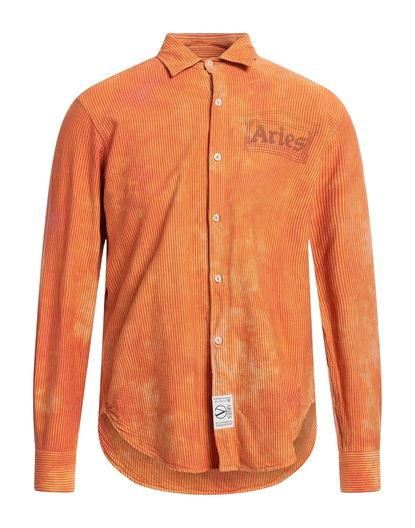 Aries Striped Shirt, orange