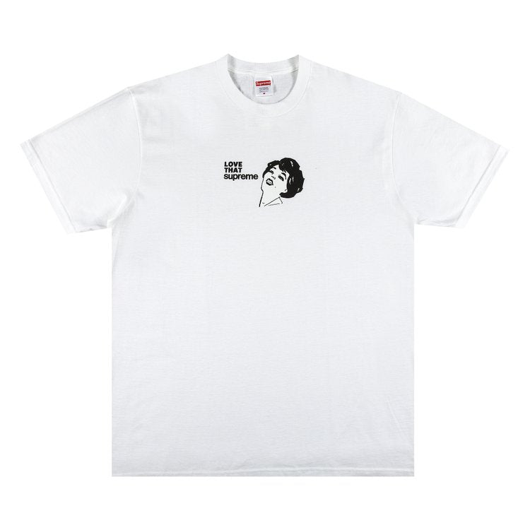 تي شيرت Supreme Love That Tee 'White'، باللون الأبيض