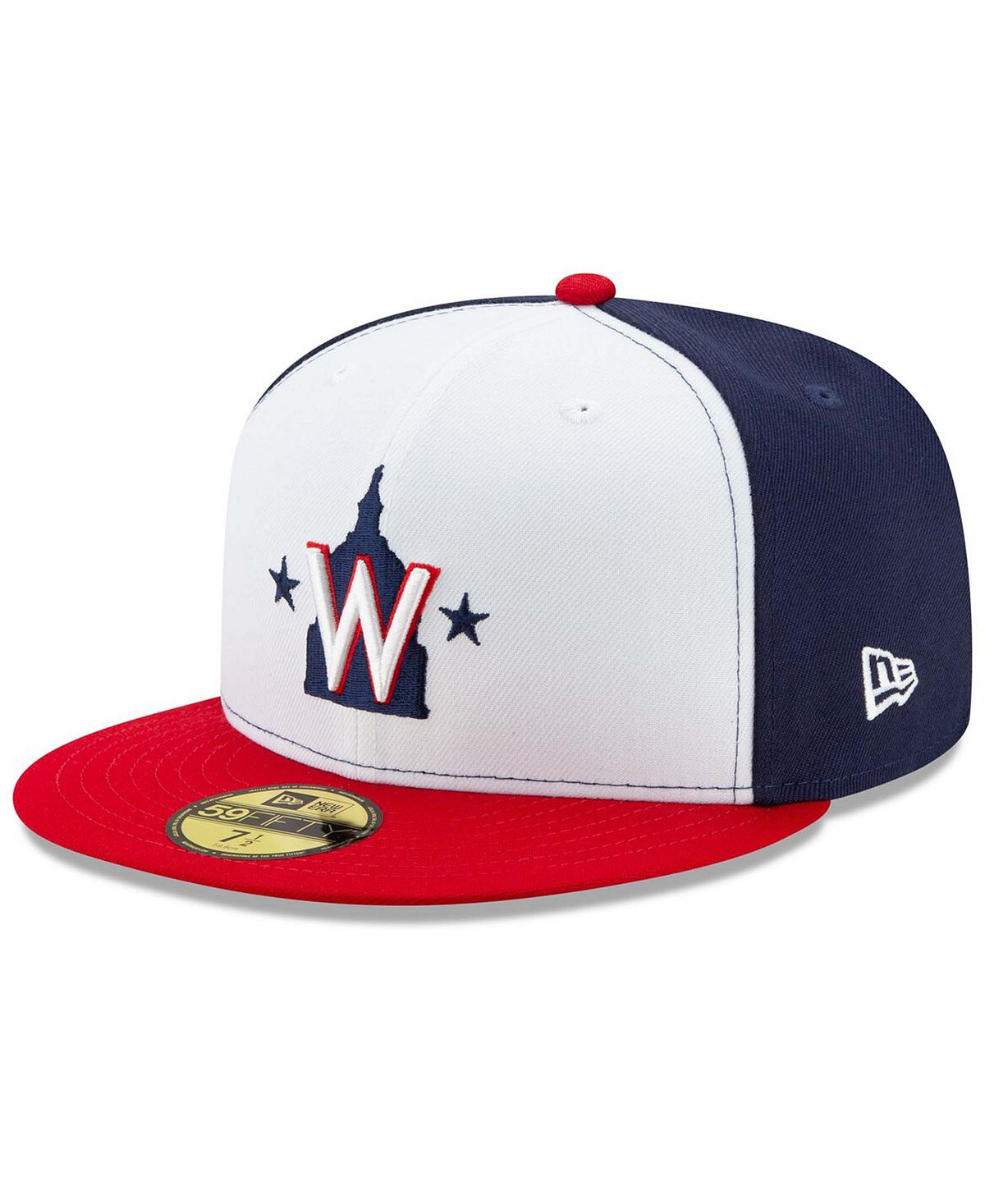 Washington Nationals Alternate 2 Men's White Baseball Cap 2020 Authentic Collection On-Field 59FIFTY. New Era