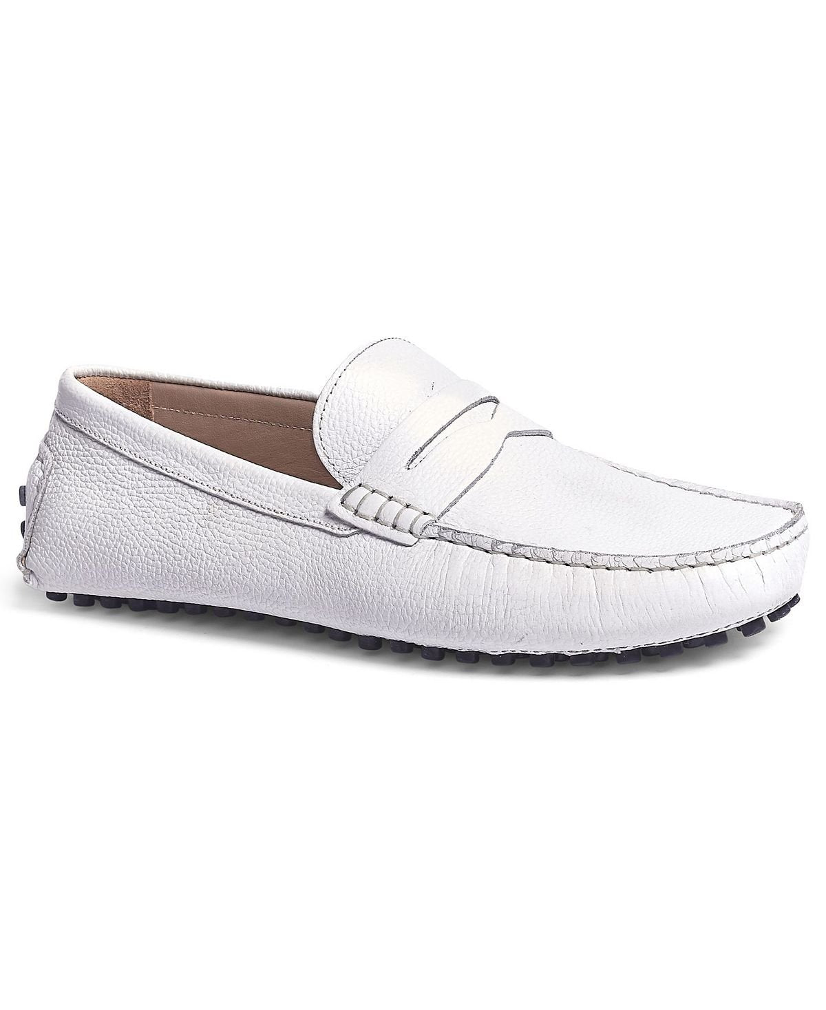 Ritchie penny Carlos by Carlos Santana men's loafers, white