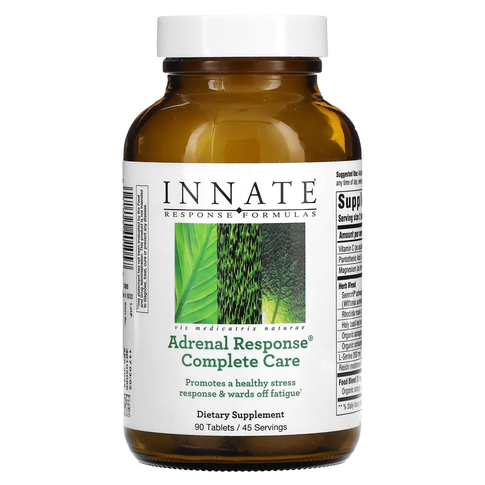 Innate Response Formulas Adrenal Response Complete Supplement, 90 Tablets