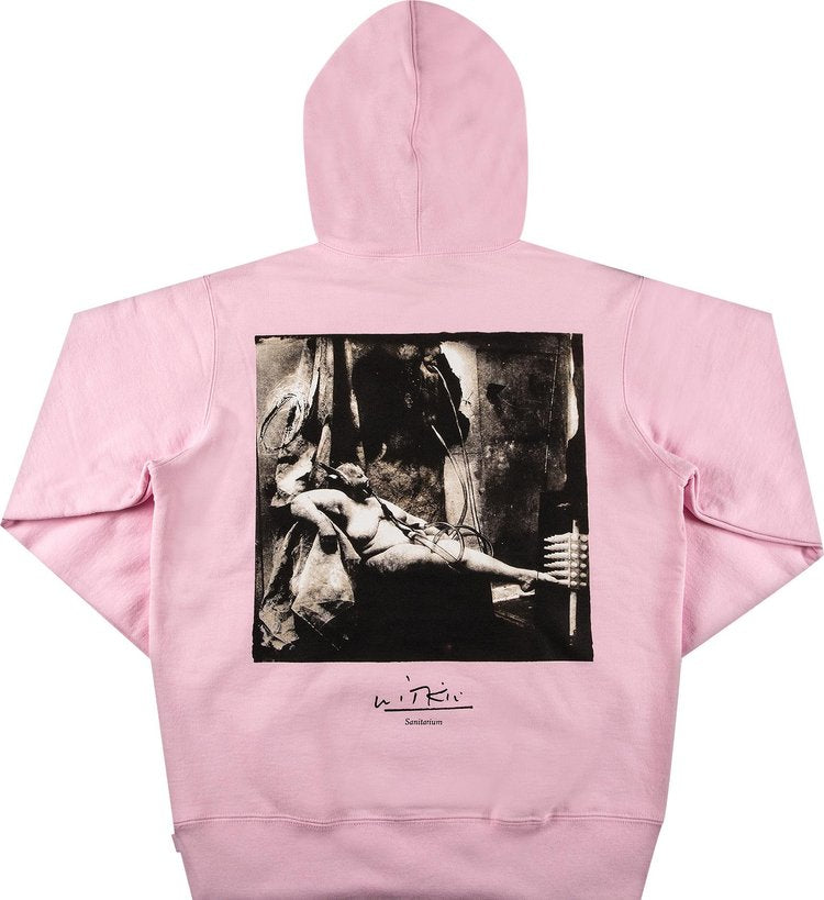 Supreme x Joel-Peter Witkin Sanitarium Hooded Sweatshirt 'Light Pink', pink