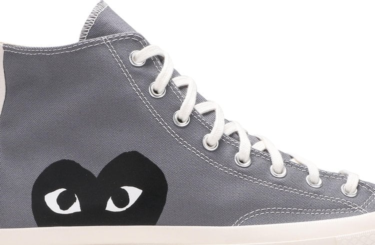 Sneakers Converse Comme des Garçons PLAY x Chuck 70 High Steel Gray