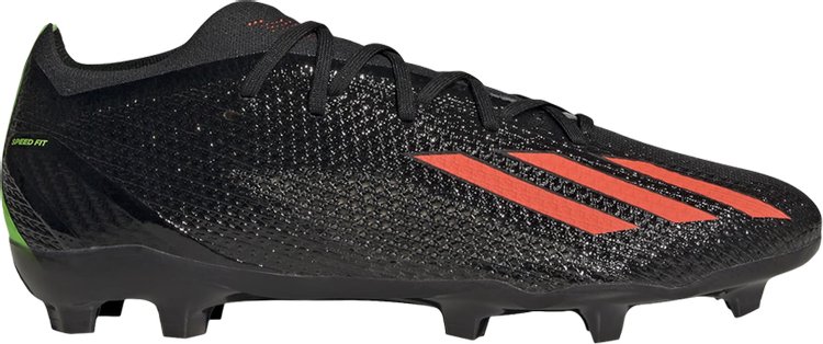 Adidas X Speedportal.2 FG 'Black Solar Red' Boots, Black